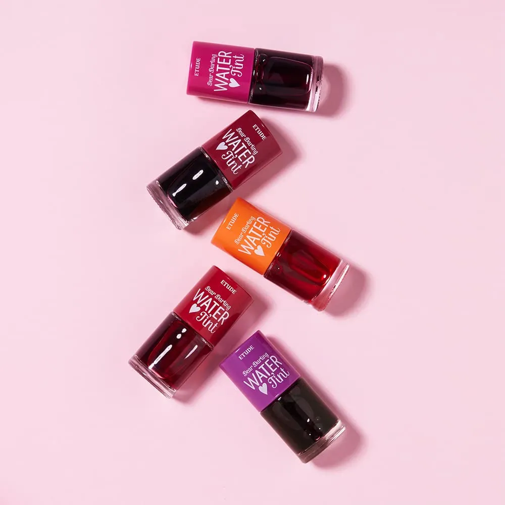 Dear Darling Water Tint - Cherry Ade | Vivid Color Lip Stain with Moisturizing Weightless & Non-Sticky Finish Lip Stain | Smudge-Proof Lip Tint | Korean Makeup, Perfect for Gift
