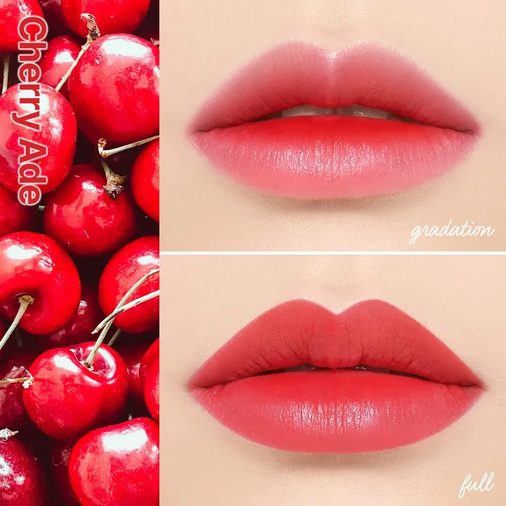 Dear Darling Water Tint - Cherry Ade | Vivid Color Lip Stain with Moisturizing Weightless & Non-Sticky Finish Lip Stain | Smudge-Proof Lip Tint | Korean Makeup, Perfect for Gift