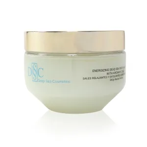 Deep Sea Cosmetics | Energizing Body Salt Scrub | Dead Sea Salt Scrub With Natural Oils, Green Tea, Lavender and Eucalyptus Extracts - 14.4 Oz