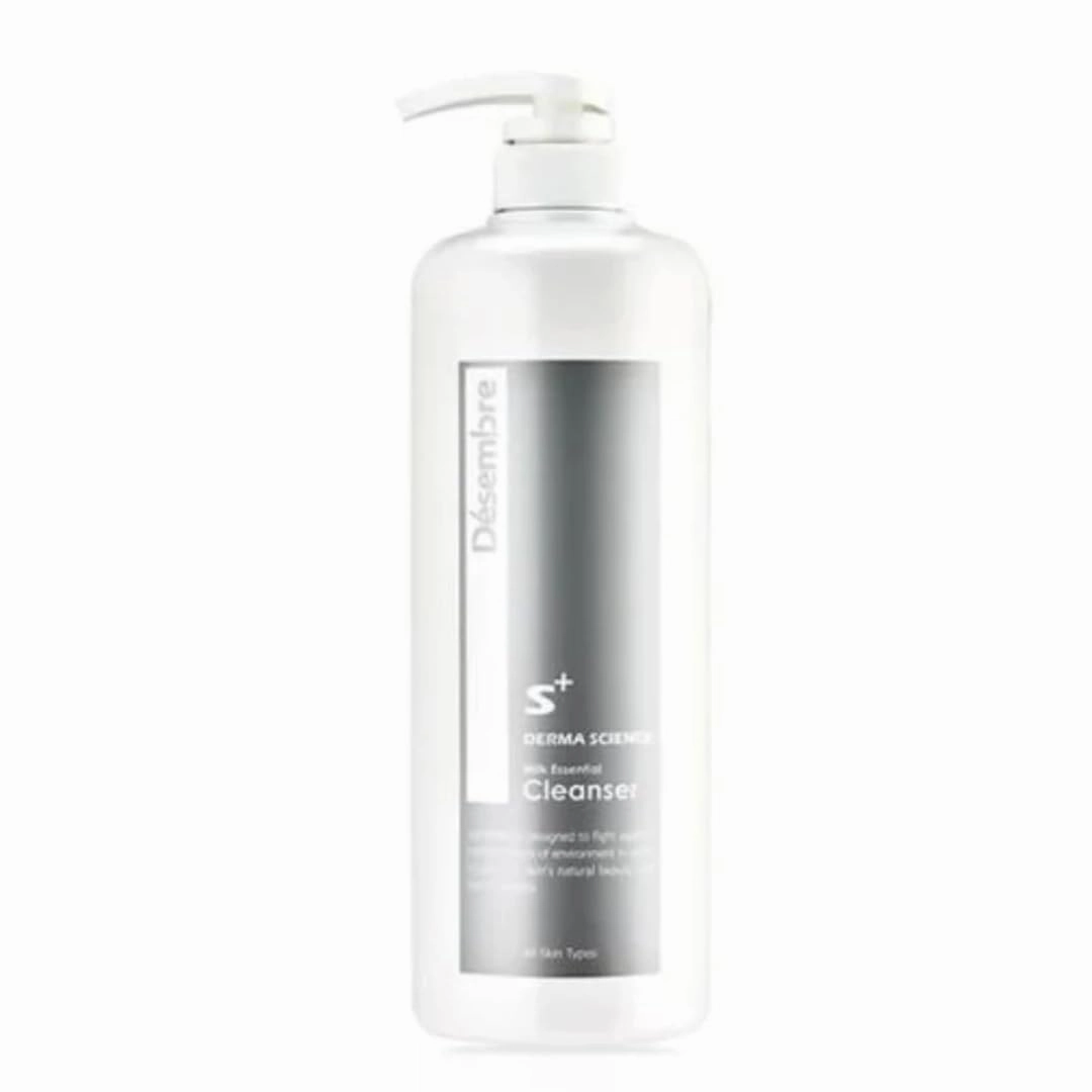 Desembre Derma Science Milk Essential Cleanser, Gentle Lotion-Based Double Cleanser, 1000ml – Hydrating and Soothing for All Skin Types