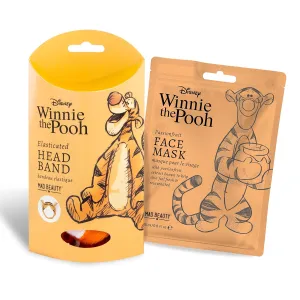 Disney Tigger Pamper Set, Headband, Keeps Hair Neatly Tucked Away Out of Face, Passion Fruit Face Mask, Revitalize Skin for a Glowing Look, Great Gift, Value Pack