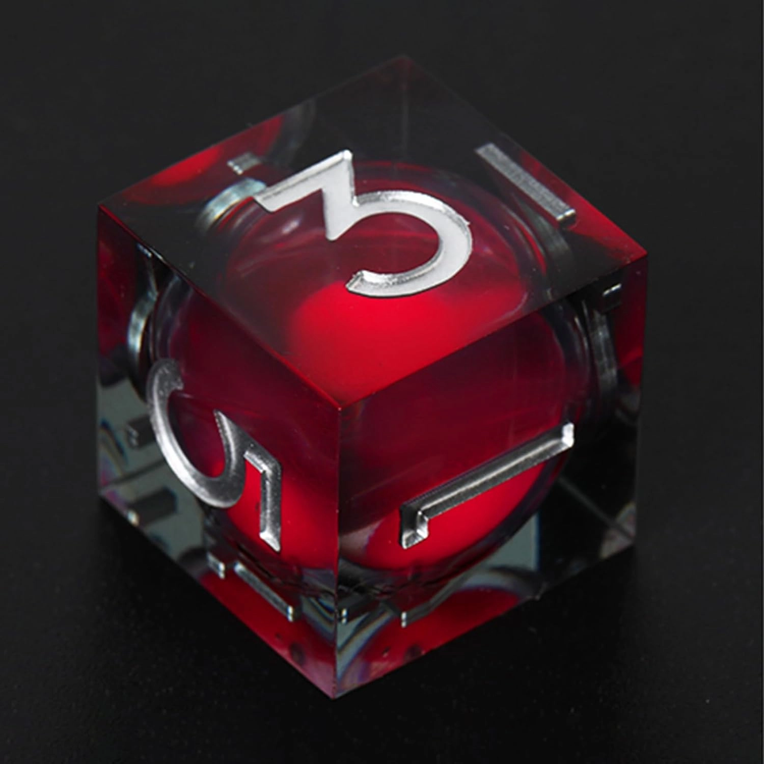 DND dice Set Dungeons and Dragons Glow in The Dark dice Sharp Edge Polyhedral Resin Dice Set for RPG DND Magic d&d dice Set with Gift Box (Pink)