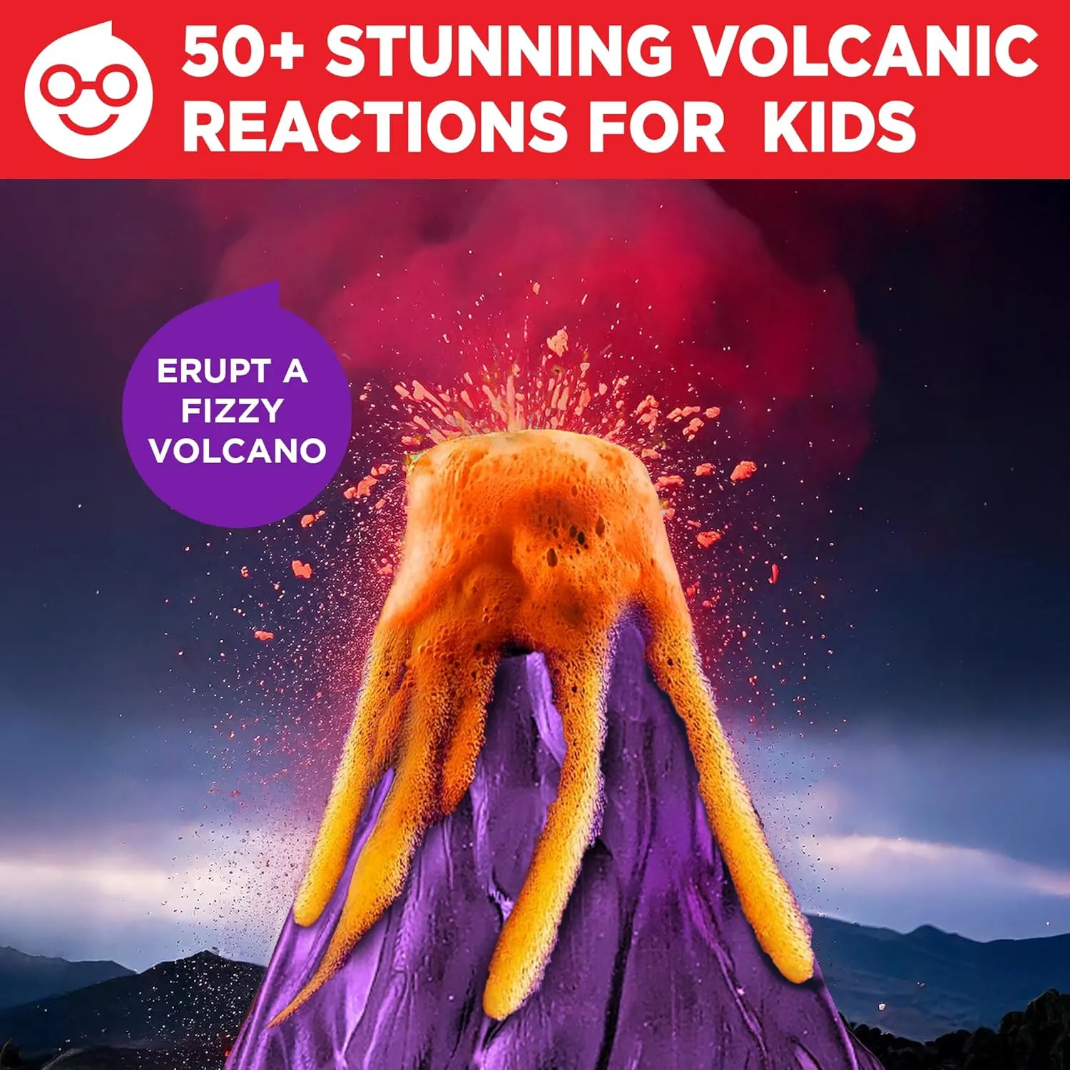 Doctor Jupiter STEM Volcano Science Kit for Kids Ages 8-9-10-11-12-13-14 | Birthday Gift Ideas for Boys & Girls 8  Years Old | Toy with 50  Experiments | Learning & Educational Kits