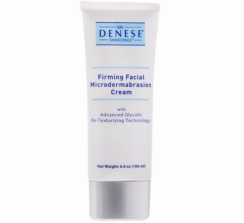 Dr. Denese SkinScience Firming Facial MicroDermabrasion Cream Refresh with Botanical Ingredients - Dual Physical Peel & Chemical Exfoliant For Glowing Radiant Skin - Paraben-Free, Cruelty-Free - 6oz