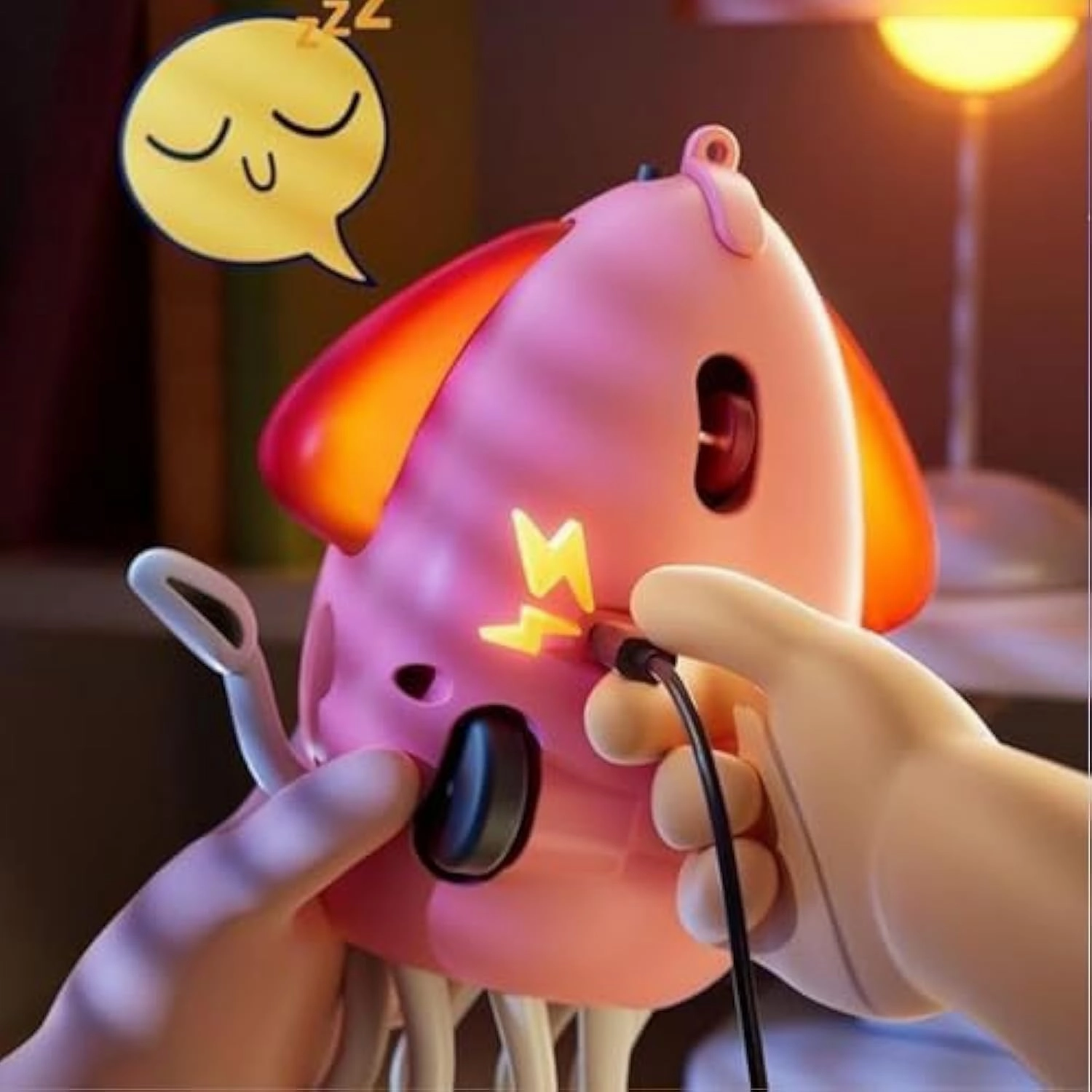 Electric Automatic Obstacle Avoidance Octopus, Crazy 8-Leg Action Octopus with Cute Glowing Pendant Auto-Avoid Crawling Dancing with LED Music, Interactive Auto-Dance Octopus (Pink Basic Model)