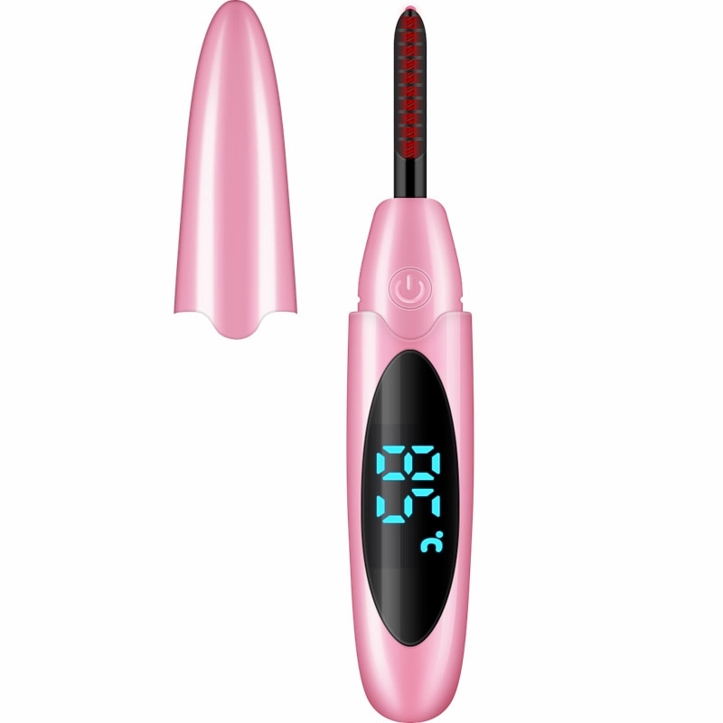 Electric Heated Eyelash Curler USB Charge Makeup Curling Kit