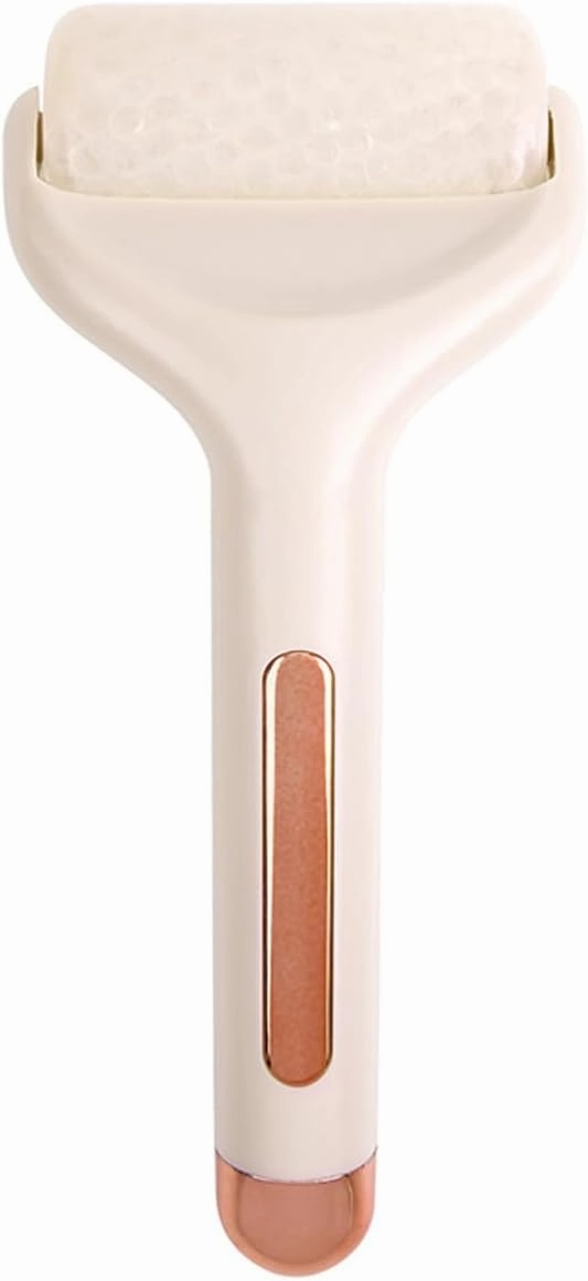 ella Sleep   Spa Ice Roller for Face and Body Massage Puffiness and Migraine Relief Skin Care Tool, Large, Pink