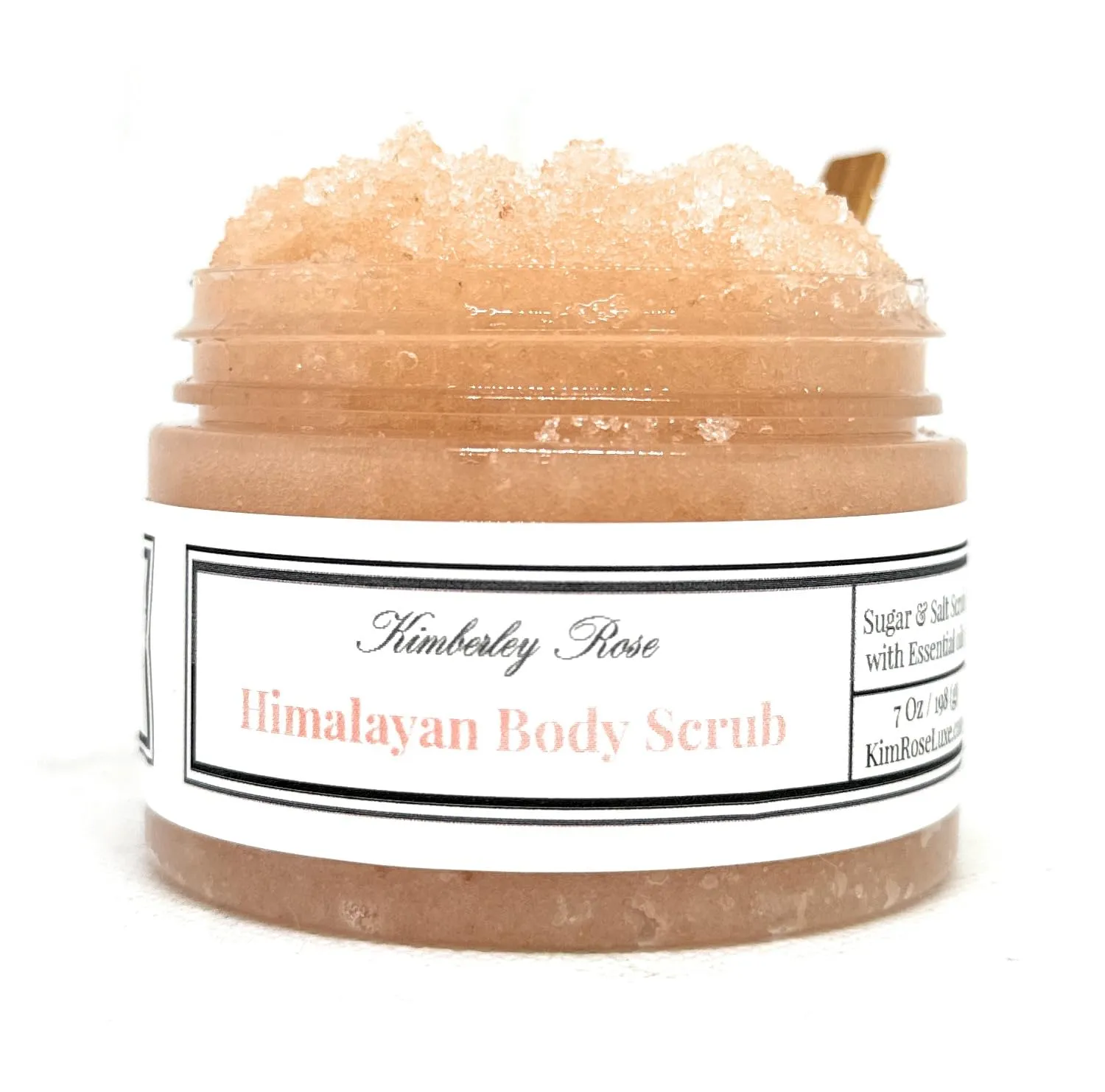 Exfoliating Sugar Scrubs for Body, Face and Feet, with Essential Oils and Vitamin E (Himalayan Salt Scrub) Mineral Rich Pink Salt Scrubs