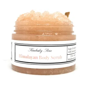 Exfoliating Sugar Scrubs for Body, Face and Feet, with Essential Oils and Vitamin E (Himalayan Salt Scrub) Mineral Rich Pink Salt Scrubs