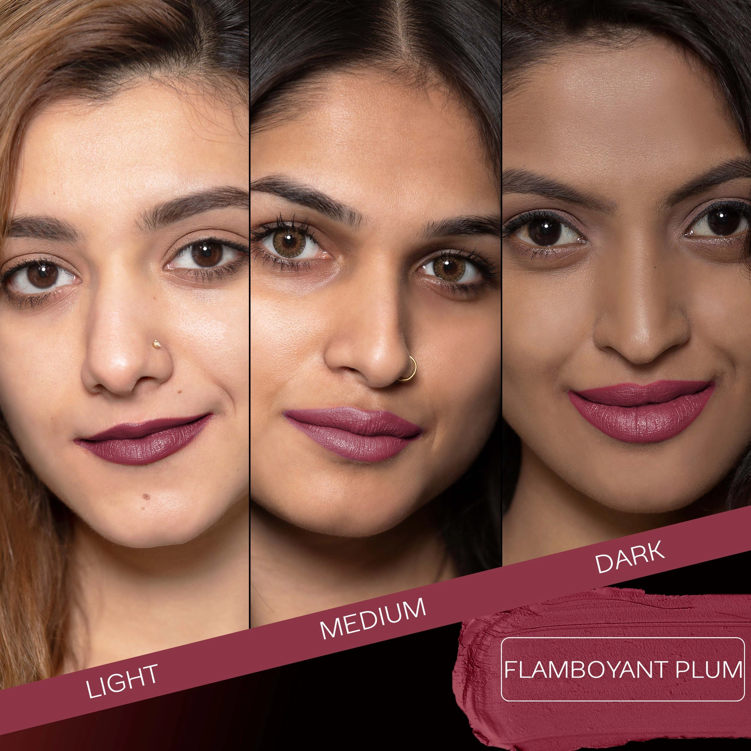 Faces Canada Weightless Matte Lipstick |Jojoba and Almond Oil enriched| Highly pigmented | Smooth One Stroke Weightless Color | Keeps Lips Moisturized | Shade - Flamboyant Plum 4g