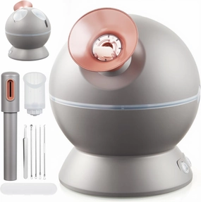 Facial Steamer for Home, Cool and Warm Mist Face Steamer Humidifier Atomizer for Face Sauna Spa Sinuses Moisturizing