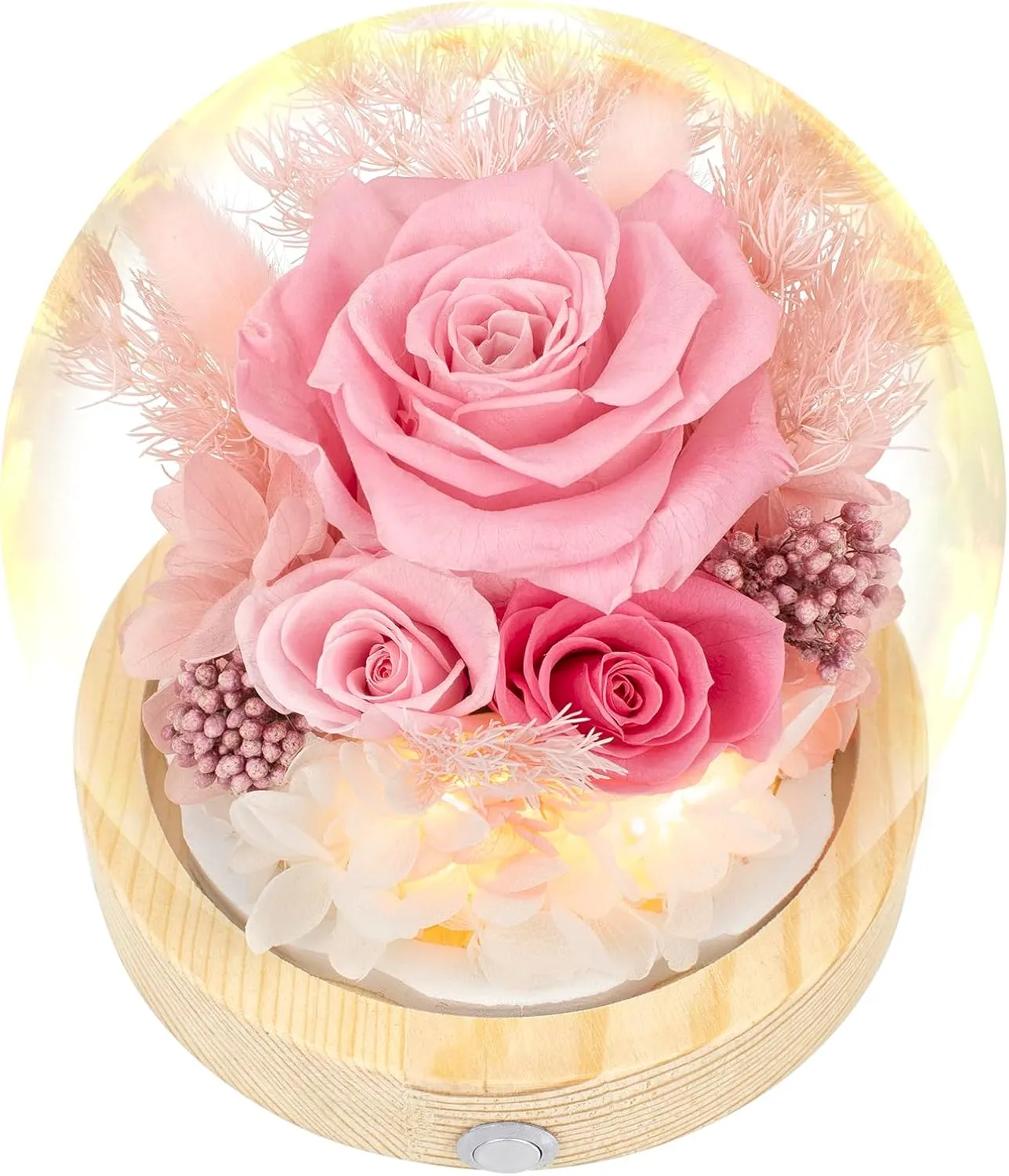 Flowers, Roses, Gifts–Flowers Bouquet & Forever Flowers for Delivery Prime - Preserved Flowers Birthday Gift for Women, Valentine's, Mother's Day, Christmas–Lasting Fresh Roses, Battery Included
