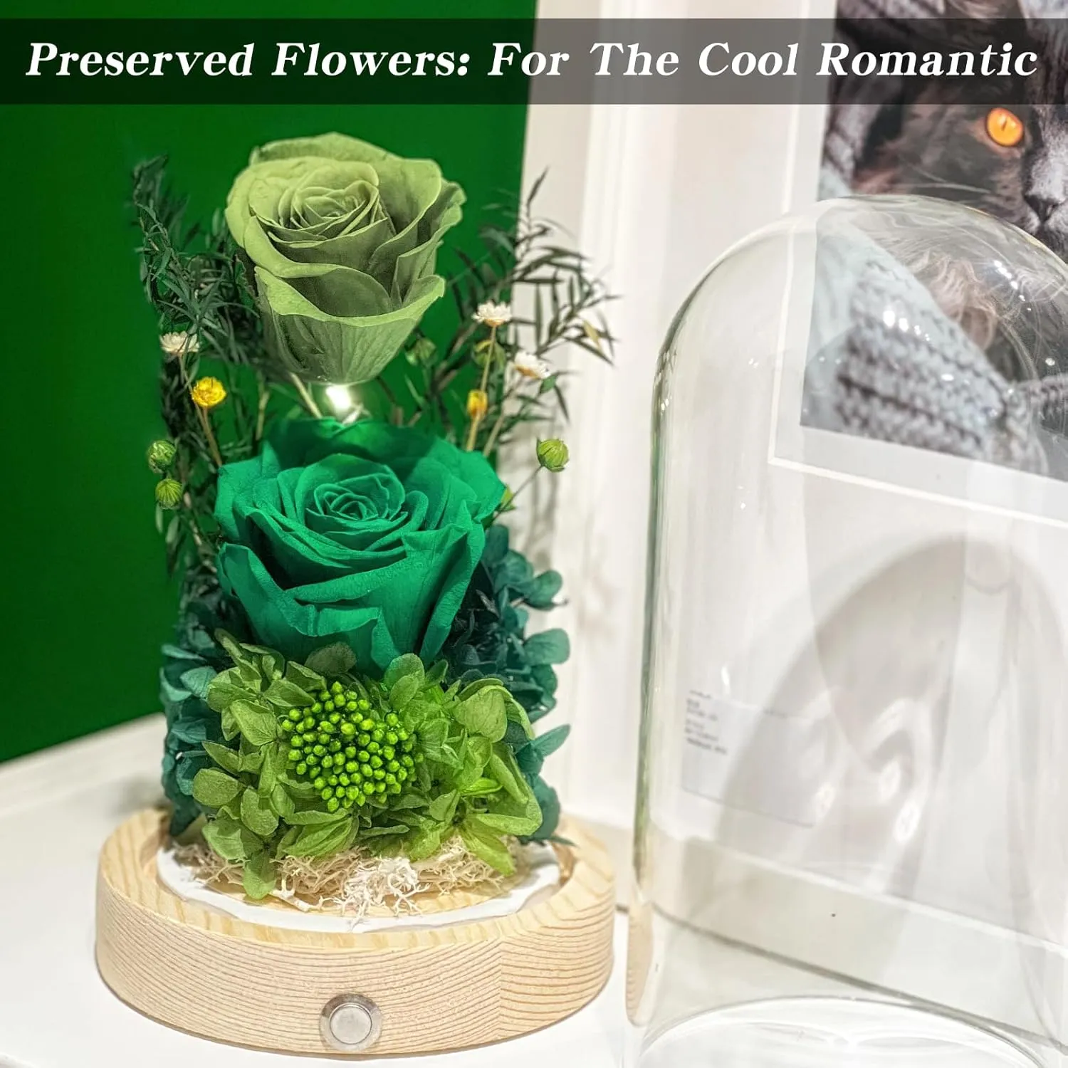 Flowers, Roses, Gifts–Flowers Bouquet & Forever Flowers for Delivery Prime - Preserved Flowers Birthday Gift for Women, Valentine's, Mother's Day, Christmas–Lasting Fresh Roses, Battery Included