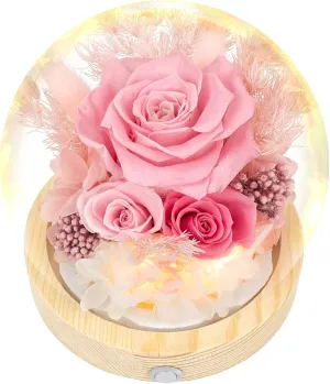 Flowers, Roses, Gifts–Flowers Bouquet & Forever Flowers for Delivery Prime - Preserved Flowers Birthday Gift for Women, Valentine's, Mother's Day, Christmas–Lasting Fresh Roses, Battery Included