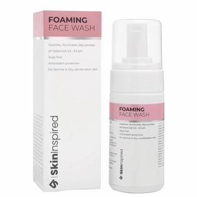 Foaming Daily Use Face Wash (100ml), AHA & BHA Natural Face Cleanser for Glowing Skin, Hyaluronic acid, Pentavitin, Best for Normal, Dry & Combination Skin, Good For Winters, Women & Men