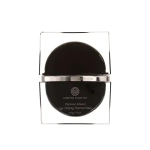 Forever Flawless Infused Age-Defying Thermal Face Mask with Natural Diamond Powder & Aloe Vera for Flawless Skin-Anti-Wrinkle Face Masks with Vitamin E for Skin Rejuvenation-Neck Mask for Radiant Skin