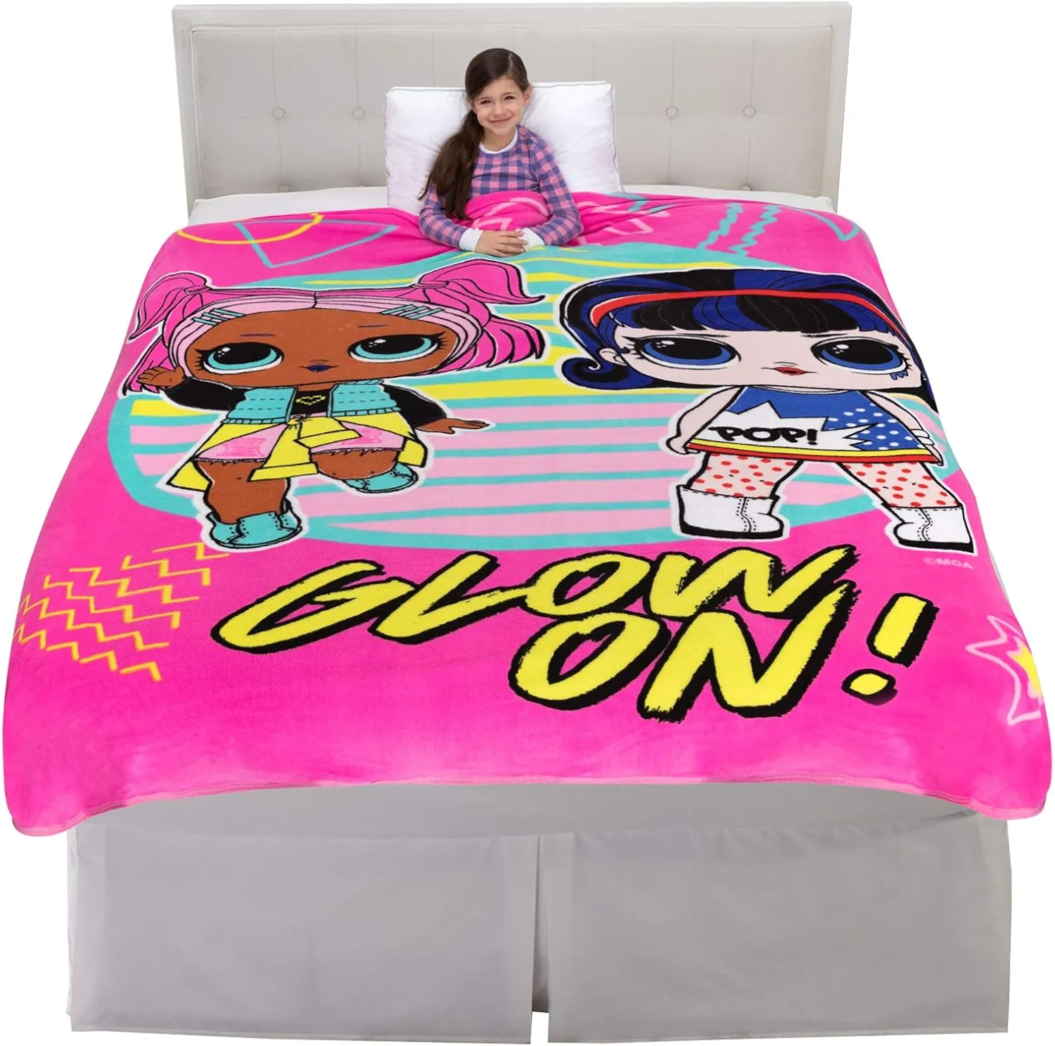 Franco Kids Bedding Blanket, 62 in x 90 in, L.O.L. Surprise!