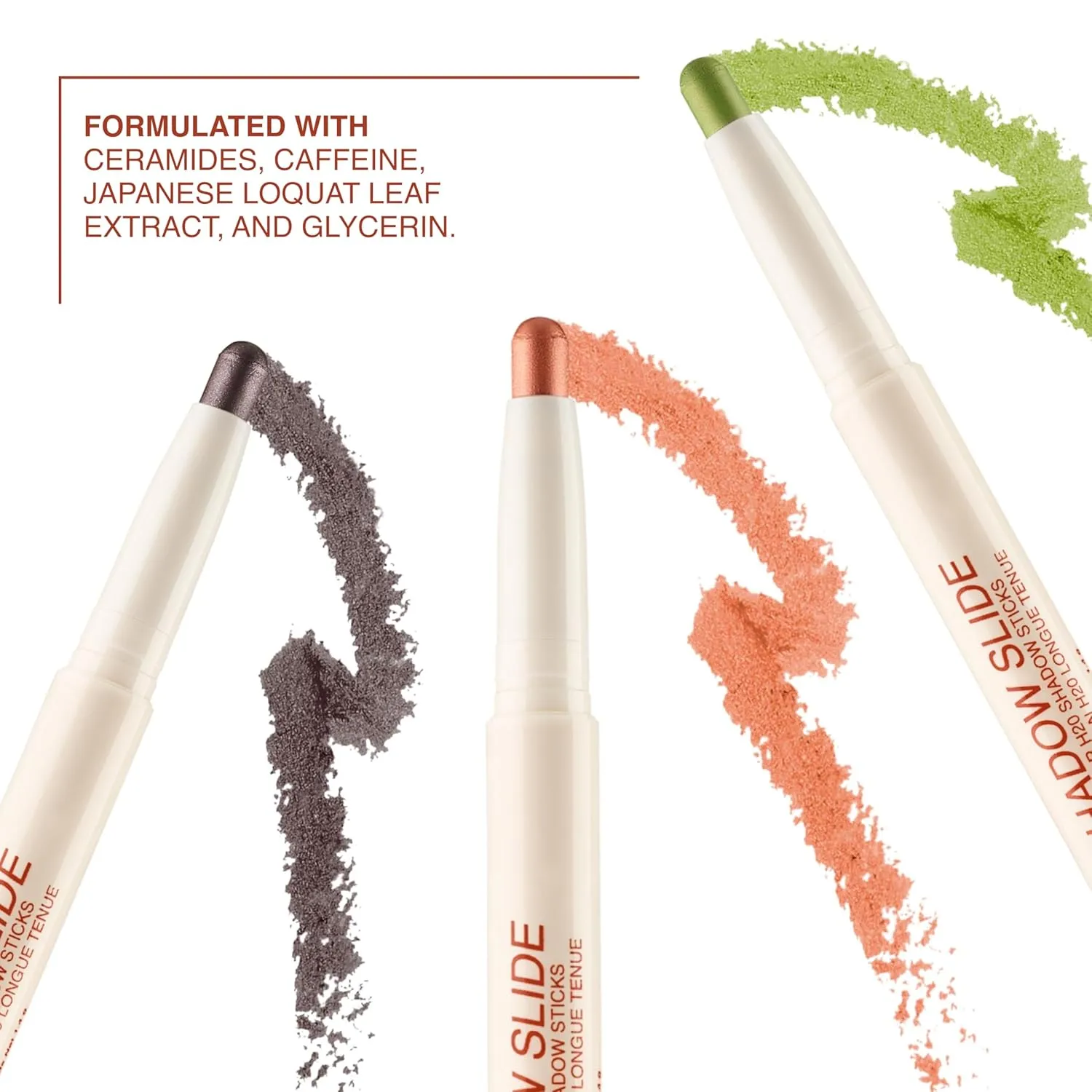 Freck Beauty SHADOW SLIDE Long Wear H2O Shadow Stick – Creamy, Waterproof Eyeshadow Crayon, Highly Pigmented, Smudge-Resistant, Easy Glide for All-Day Wear | ALGAE BABE (Bright Cactus Green)