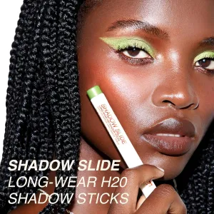 Freck Beauty SHADOW SLIDE Long Wear H2O Shadow Stick – Creamy, Waterproof Eyeshadow Crayon, Highly Pigmented, Smudge-Resistant, Easy Glide for All-Day Wear | ALGAE BABE (Bright Cactus Green)
