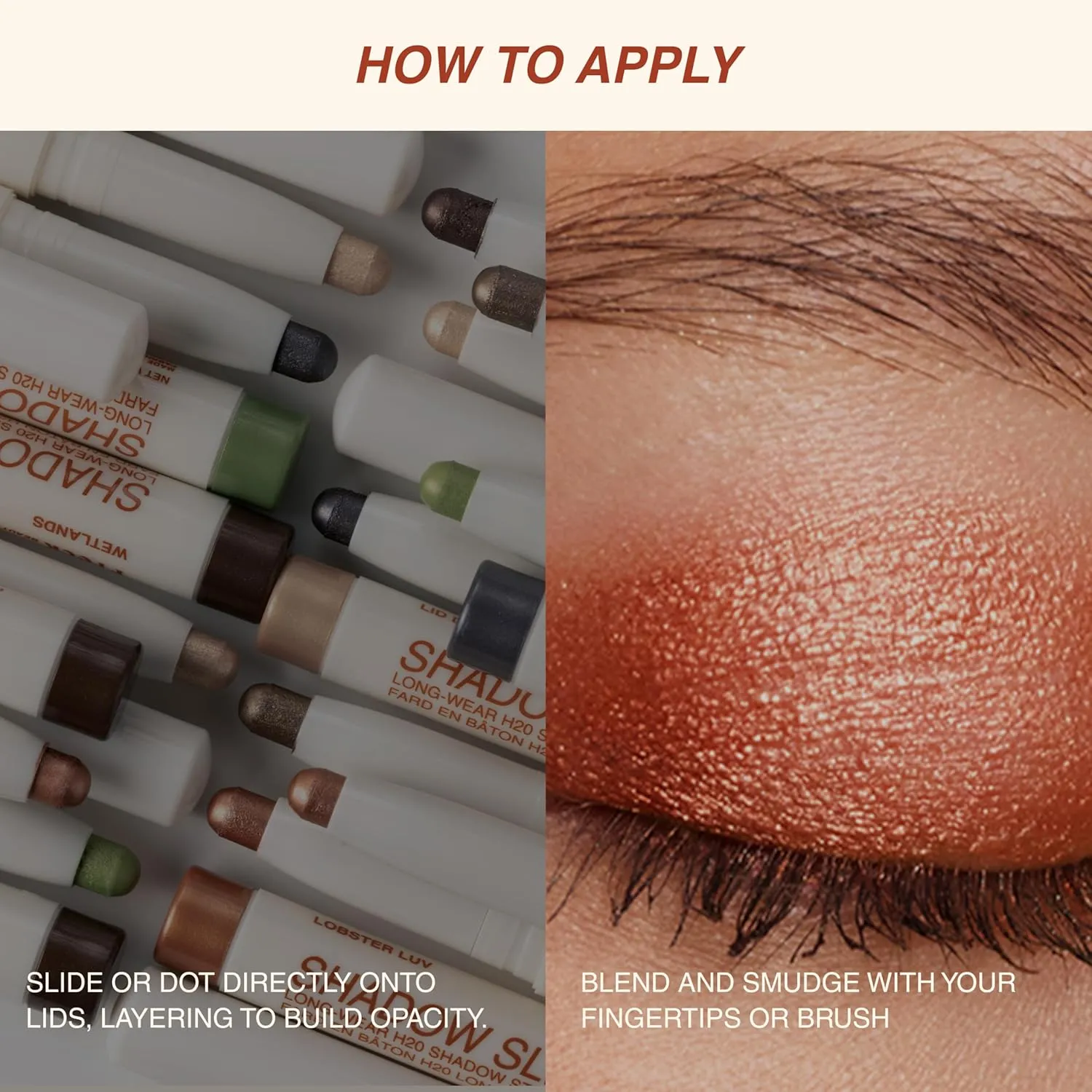 Freck Beauty SHADOW SLIDE Long Wear H2O Shadow Stick – Creamy, Waterproof Eyeshadow Crayon, Highly Pigmented, Smudge-Resistant, Easy Glide for All-Day Wear | ALGAE BABE (Bright Cactus Green)