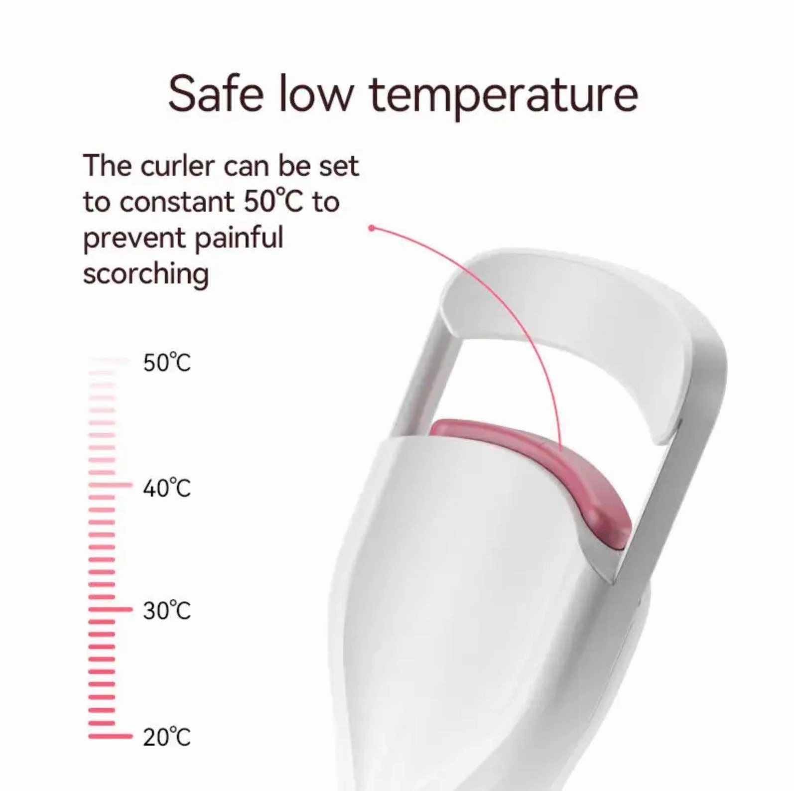 Furper Heated Eyelash Curler With Type C Cable Charging