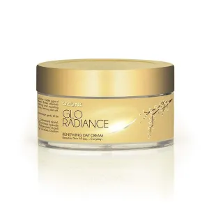 Glo Radiance Renewing Day Cream 50 G For a Glowing, Youthful Looking Complexion. Hydrating and Nourishing Formula to Heal Dull Damaged Skin - Paraben and Sulfate Free