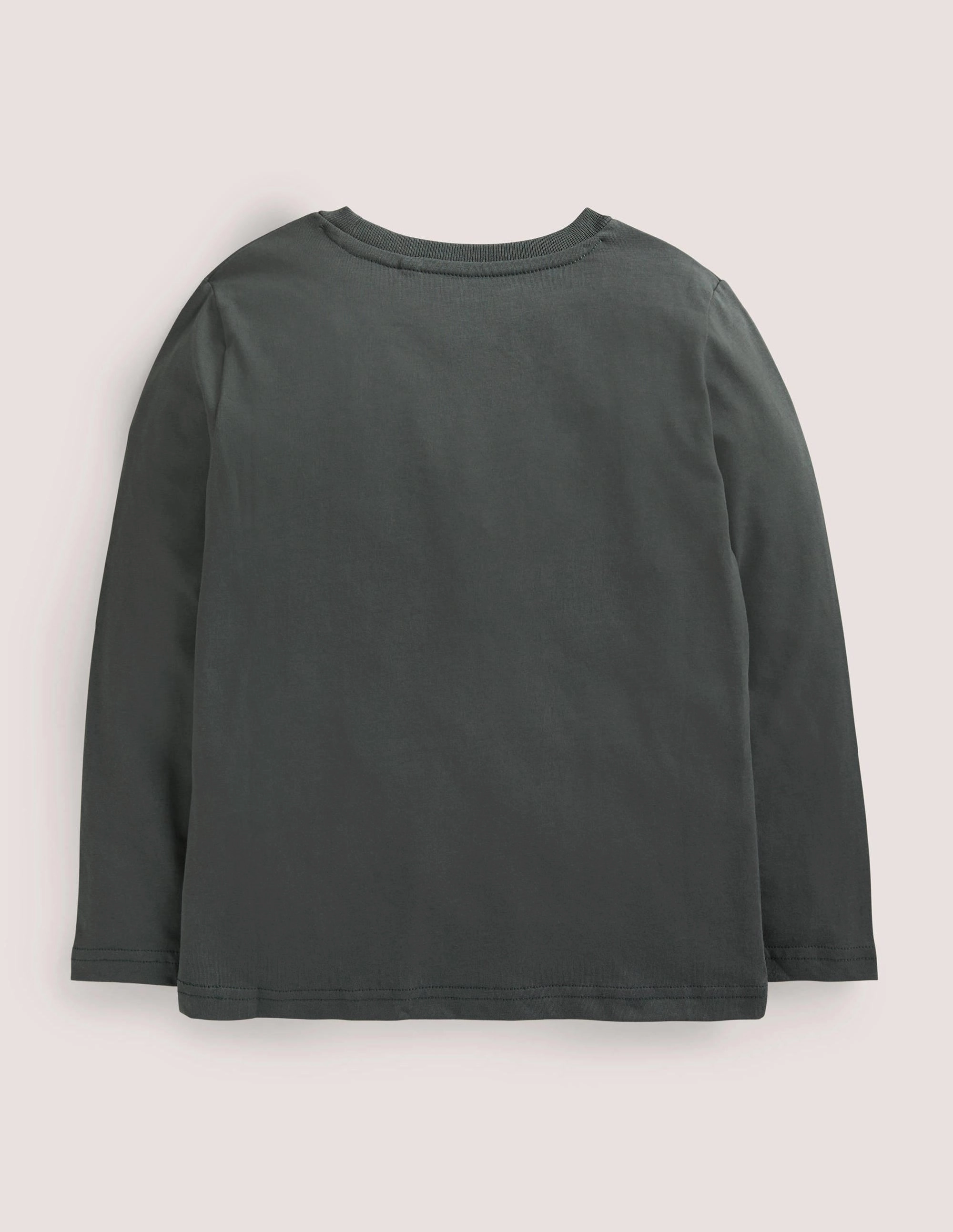 Glowing Festive T-shirt-Charcoal Grey Moon