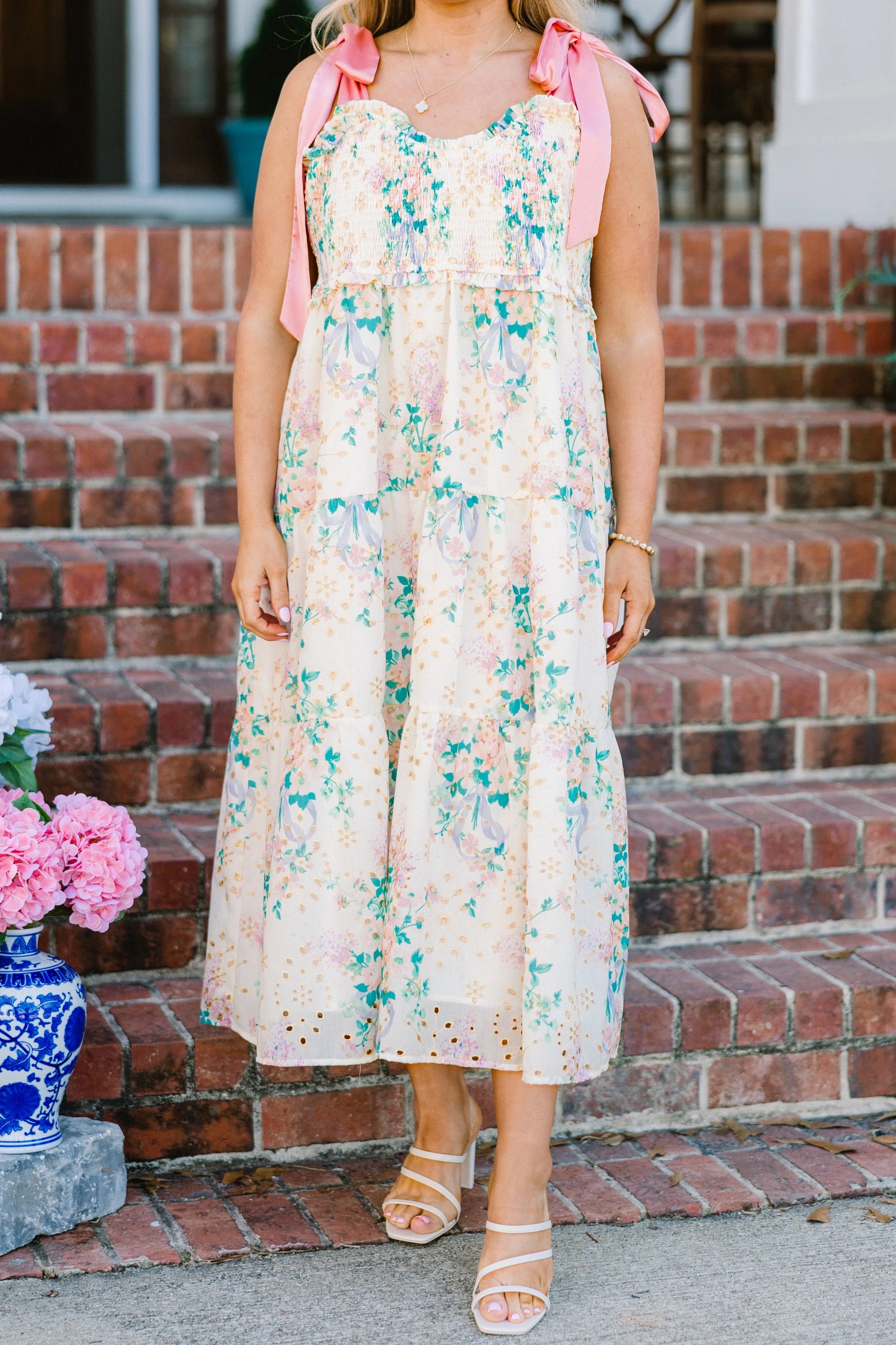 Glowing Rays Dress, Pink