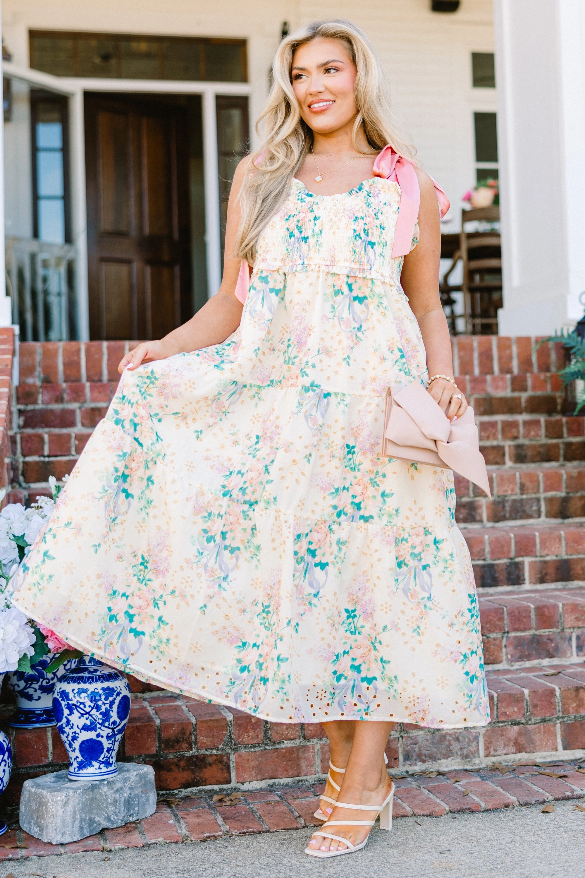 Glowing Rays Dress, Pink