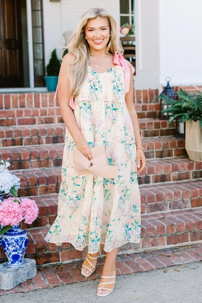 Glowing Rays Dress, Pink