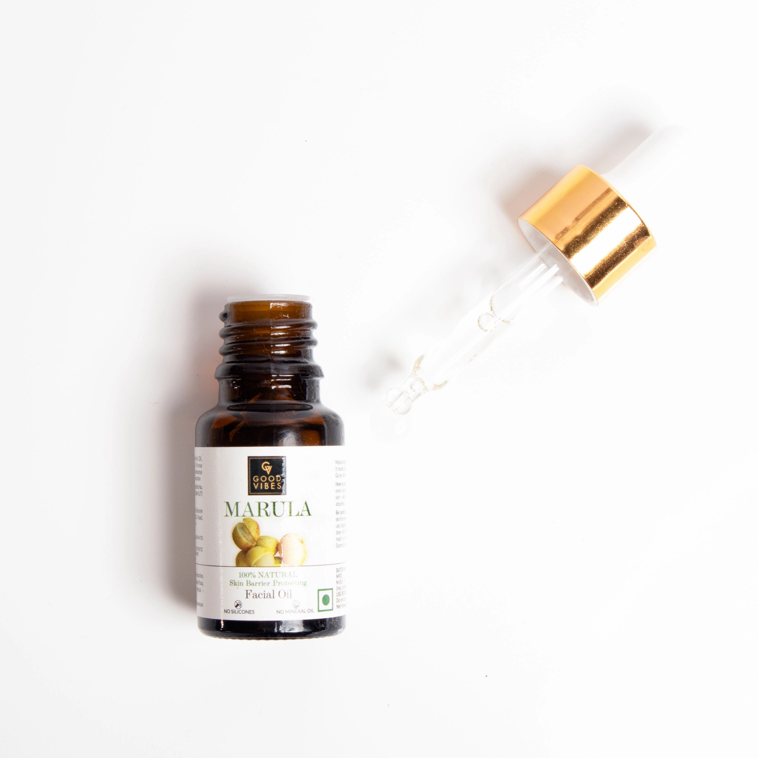 Good Vibes 100% Natural Marula Skin Barrier Protecting Facial Oil (10 ml)