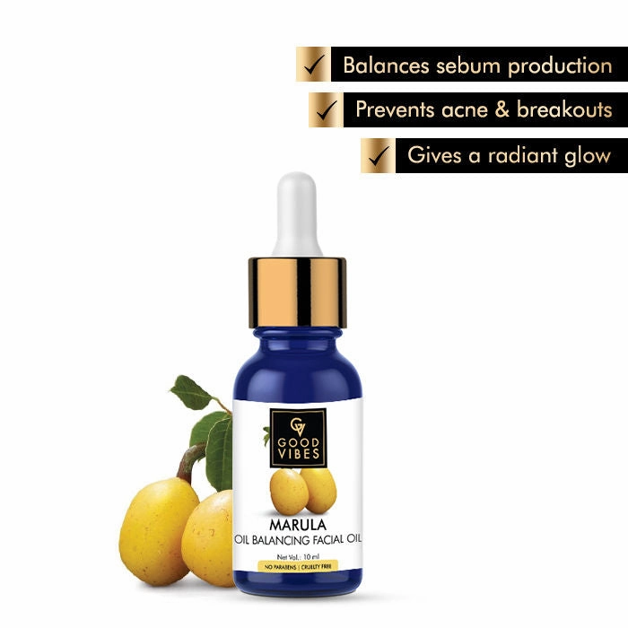 Good Vibes Oil Balancing Facial Oil - Marula (10 ml)