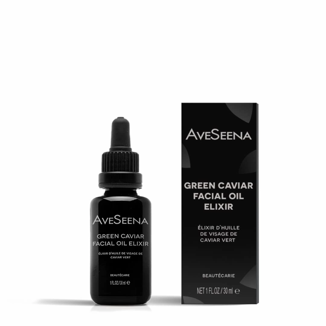 Green Caviar Facial Oil Elixir, 100% Natural Anti-Aging Youthful Goodness, 1 fl oz/30 ml