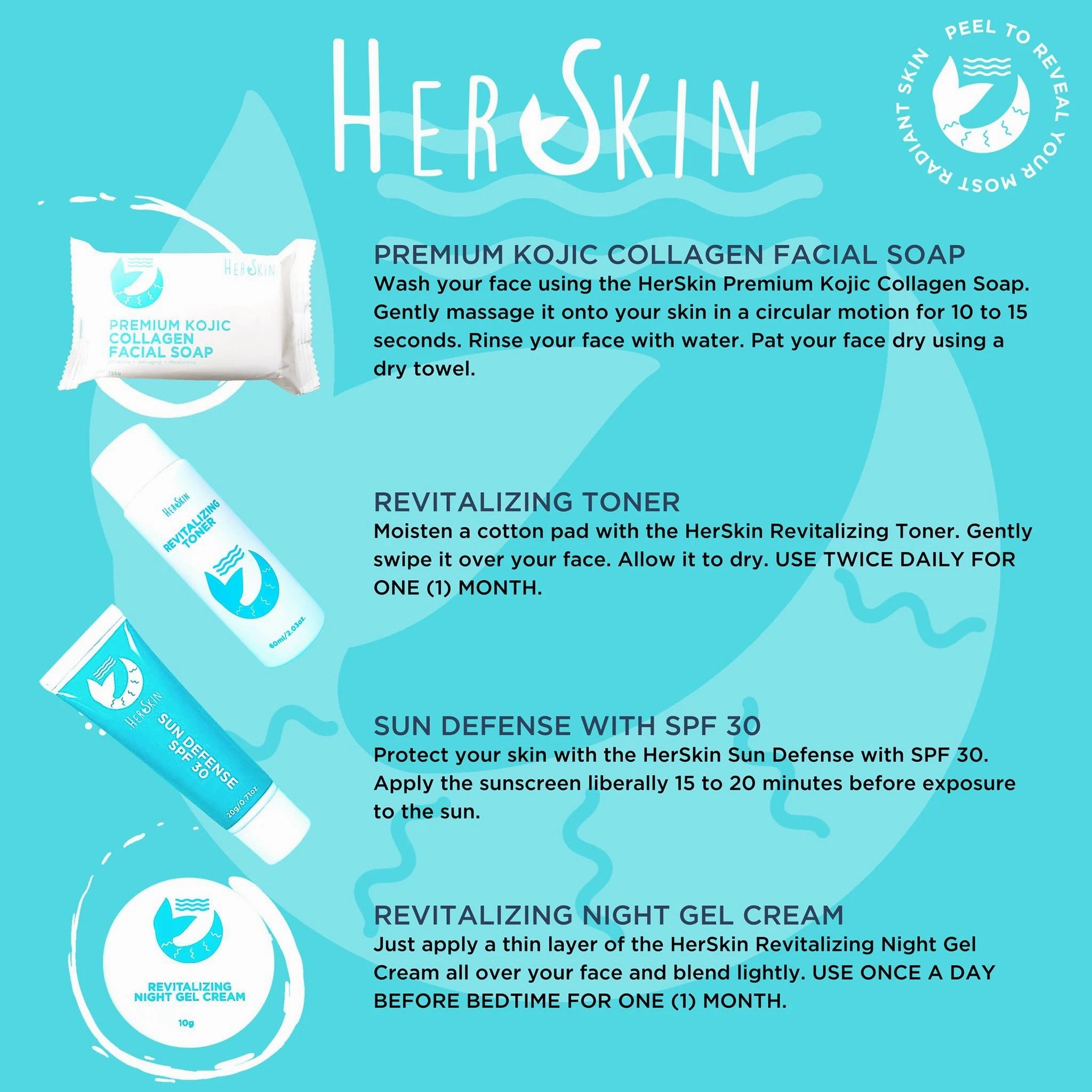 HerSkin Revita Glow Skin Rescue Set