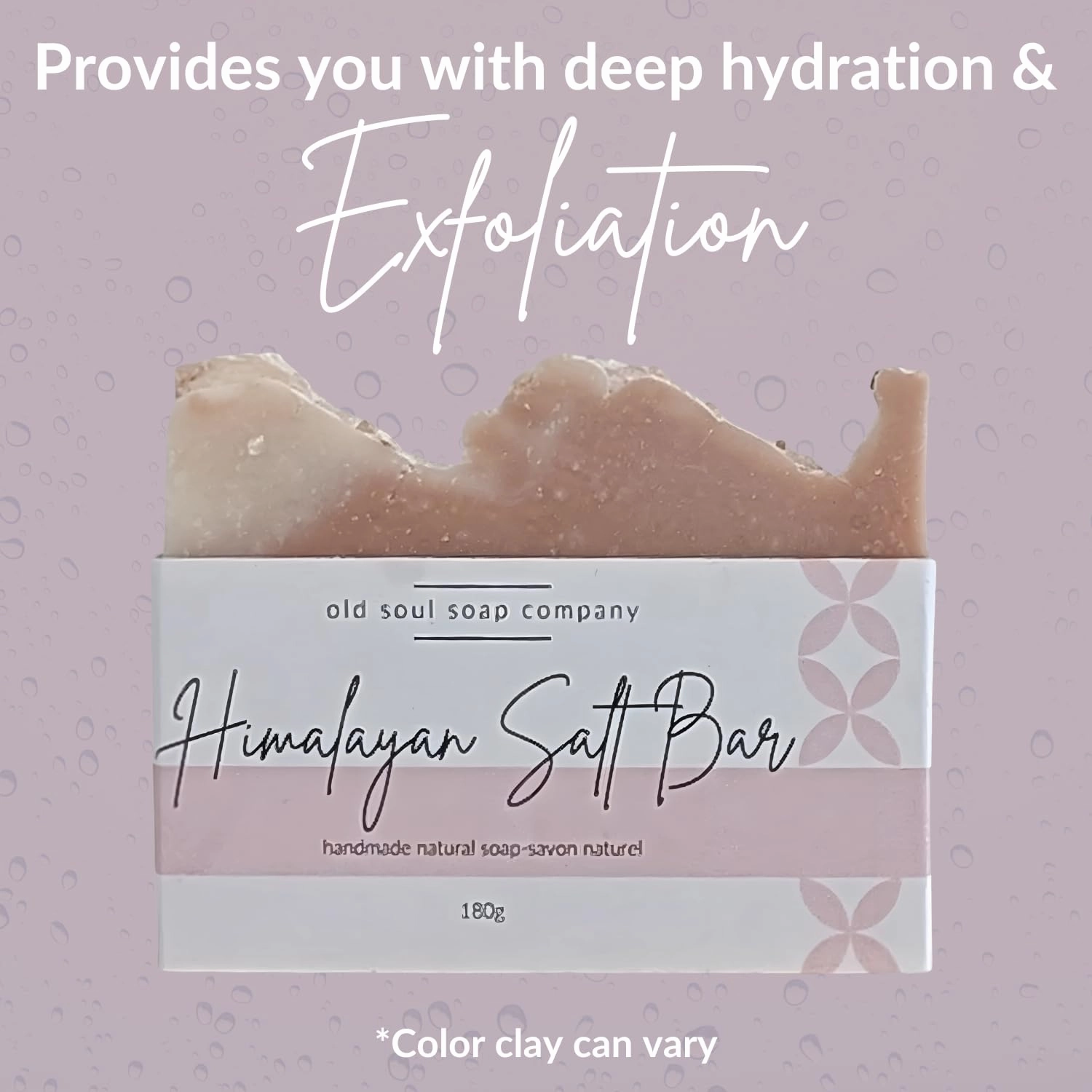 Himalayan Salt Soap Collection Soap Bar – Skin Renewing, Vegan-Friendly with Lavender & Tea Tree Oil – Deep Cleansing & Nourishing for Glowing Skin – 5.8 oz Pack 4