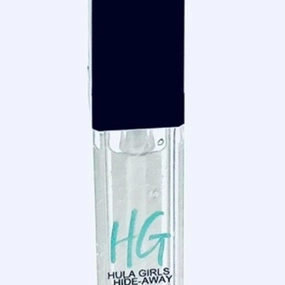Hula Girls Hideaway – The Ultimate Lip Gloss | Mysterious | Clear Natural With Shimmers | Vegan Formula with Built-In Mirror & LED Light