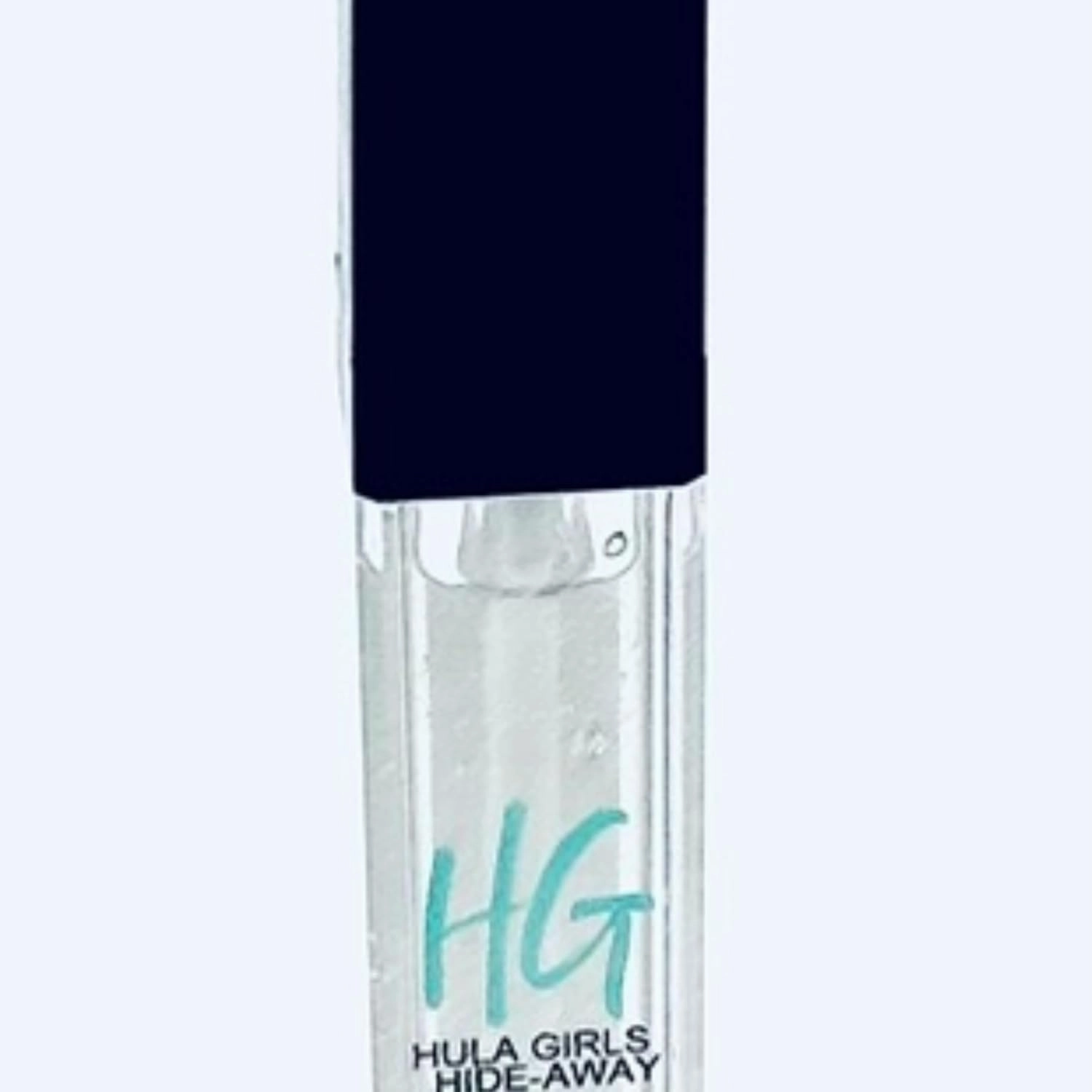 Hula Girls Hideaway – The Ultimate Lip Gloss | Mysterious | Clear Natural With Shimmers | Vegan Formula with Built-In Mirror & LED Light