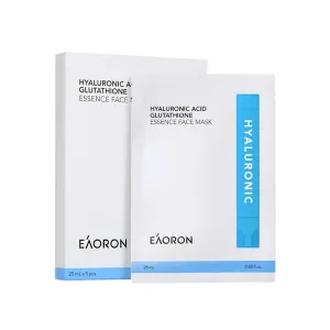 Hyaluronic Acid Glutathione Essence Face Mask with Australian Snail Peptide for Moisturizing Skin, Brightening and Repair