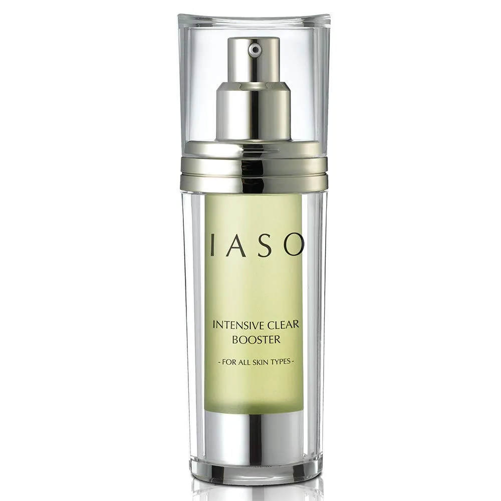 IASO INTENSIVE CLEAR BOOSTER | Skin Retexturizer, Powerful AHA/BHA, Soothing Aloe, Smooth Skin Texture, Skin Stress Rrelief Solutions, All Skin Types, Korean Skin Care, 1.18 oz