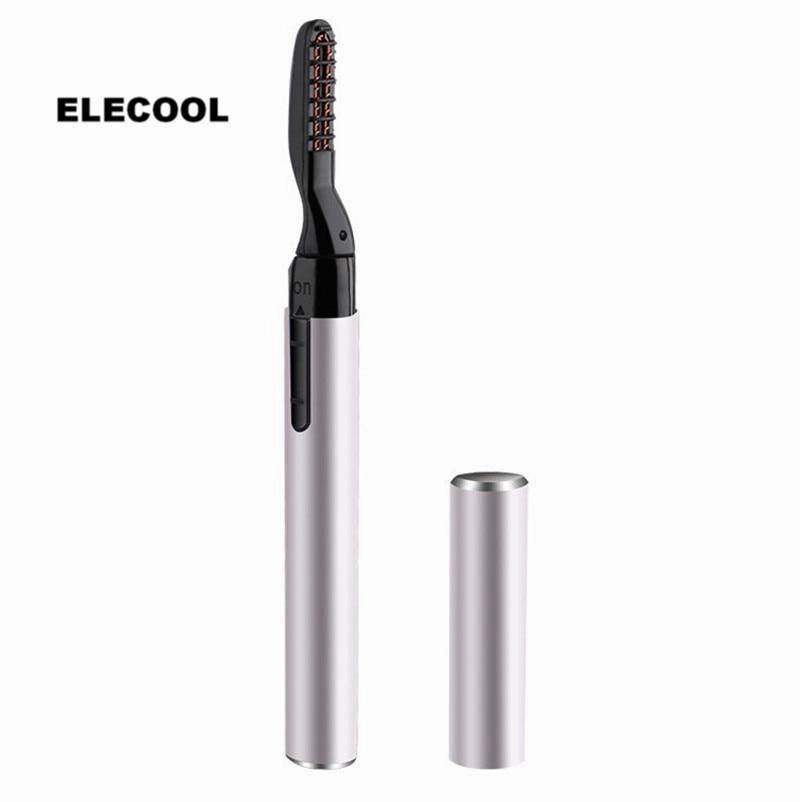 IcoolGadget Portable Pen Style Electric Perm Heated Eyelash Curler Long Lasting Eye lash Curler Makeup Curling Kit For Women BTZ1
