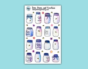 Jars, Stars, and Fireflies (2 color options!)