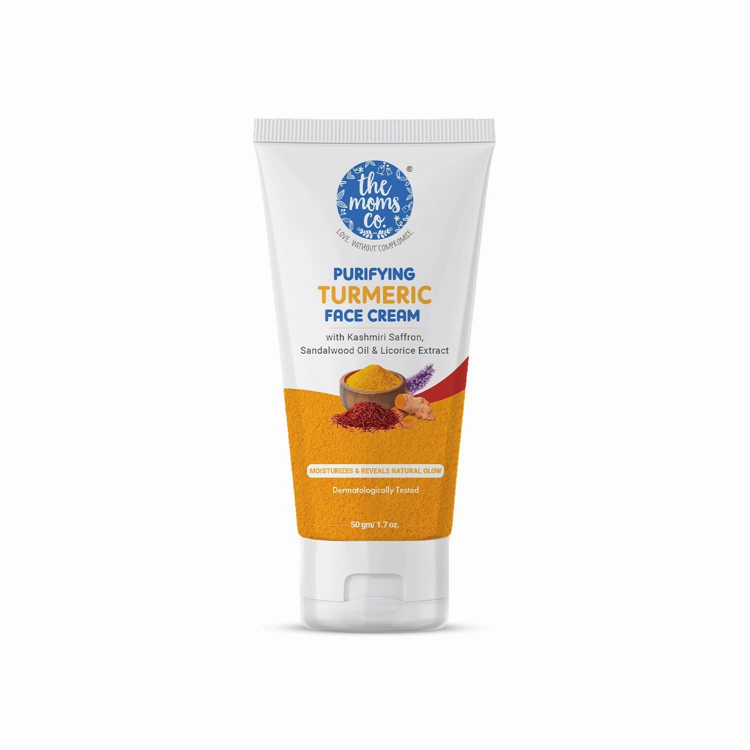Jesica Turmeric Face Cream for Men & Women with Enriched exotic Kashmiri Saffron & Licorice Extract for Healthy, Glowing Clear Skin Dermatologically Tested -50 Gm.