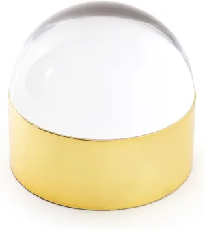 Jonathan Adler Medium Globo Box, GOLD