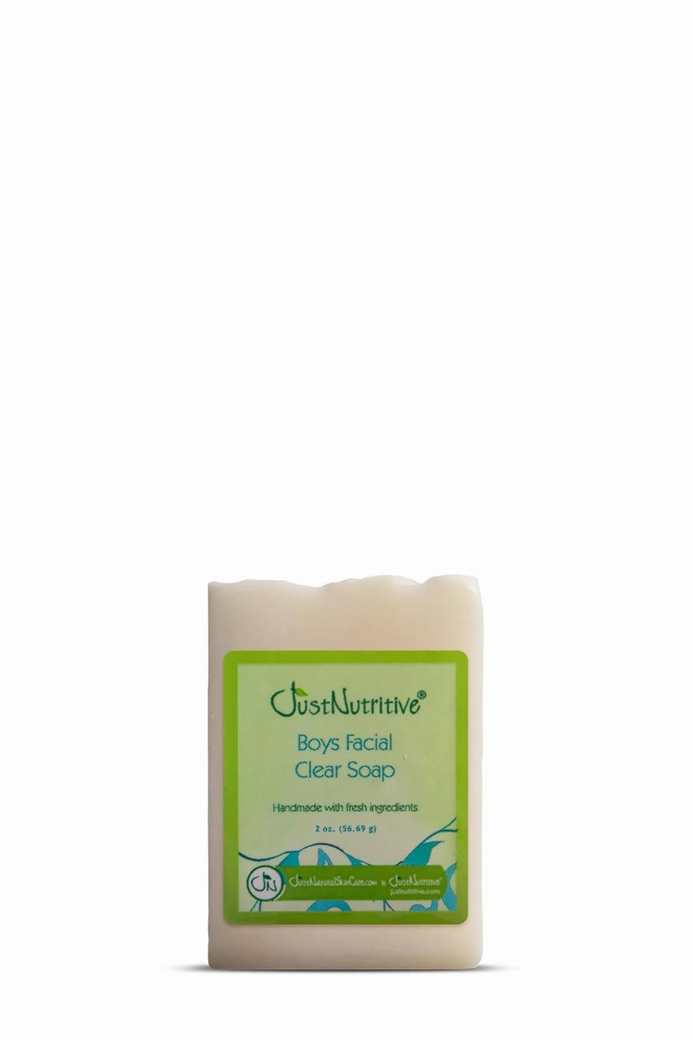 Just Nutritive Boy's Facial Acne Clear Soap | Gentle Facial Cleanser for Boys | Natural Acne Face Cleanser | Cleansing Acne Soap for Sensitive Skin 2 Oz