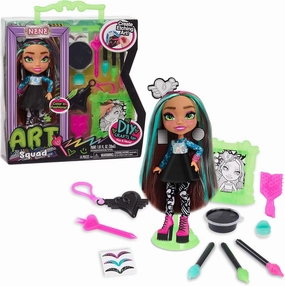 Just Play Art Squad Nene 10-inch Doll & Accessories with DIY Craft Etching Project, Kids Toys for Ages 3 Up
