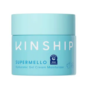 Kinship Supermello Hyaluronic Gel Cream Moisturizer – Nourish   Soothe Dry Sensitive Skin – Lightweight, Hydrating Face Lotion – Plump   Smooth – Reduce Redness – Daily Use Clean Skin Care (1.75 oz)
