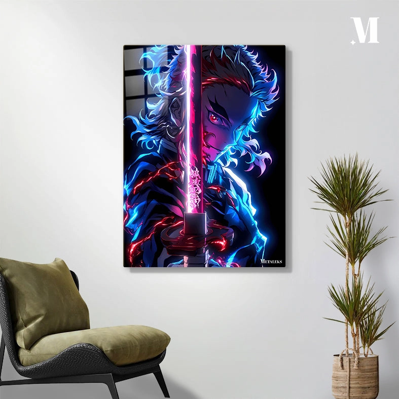 Kyojuro Rengoku neon art