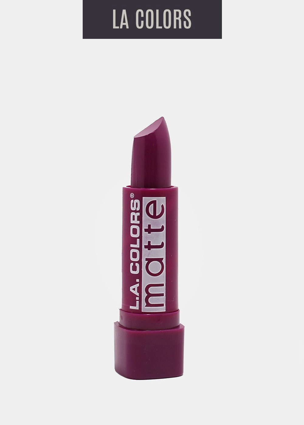 L.A. Colors- Matte Lipstick- Stay Put Plum