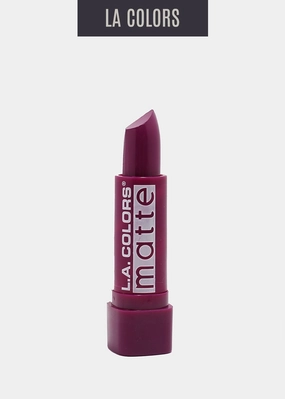 L.A. Colors- Matte Lipstick- Stay Put Plum