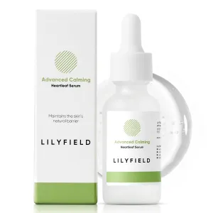 LILYFIELD Advanced Calming Serum With Heartleaf, Korean Skin care. Soothes, Nourish, and Mosterise Sensitive, Irritated Skin, for All Skin Types, Korean Skin care 30ml, 1 fl. oz